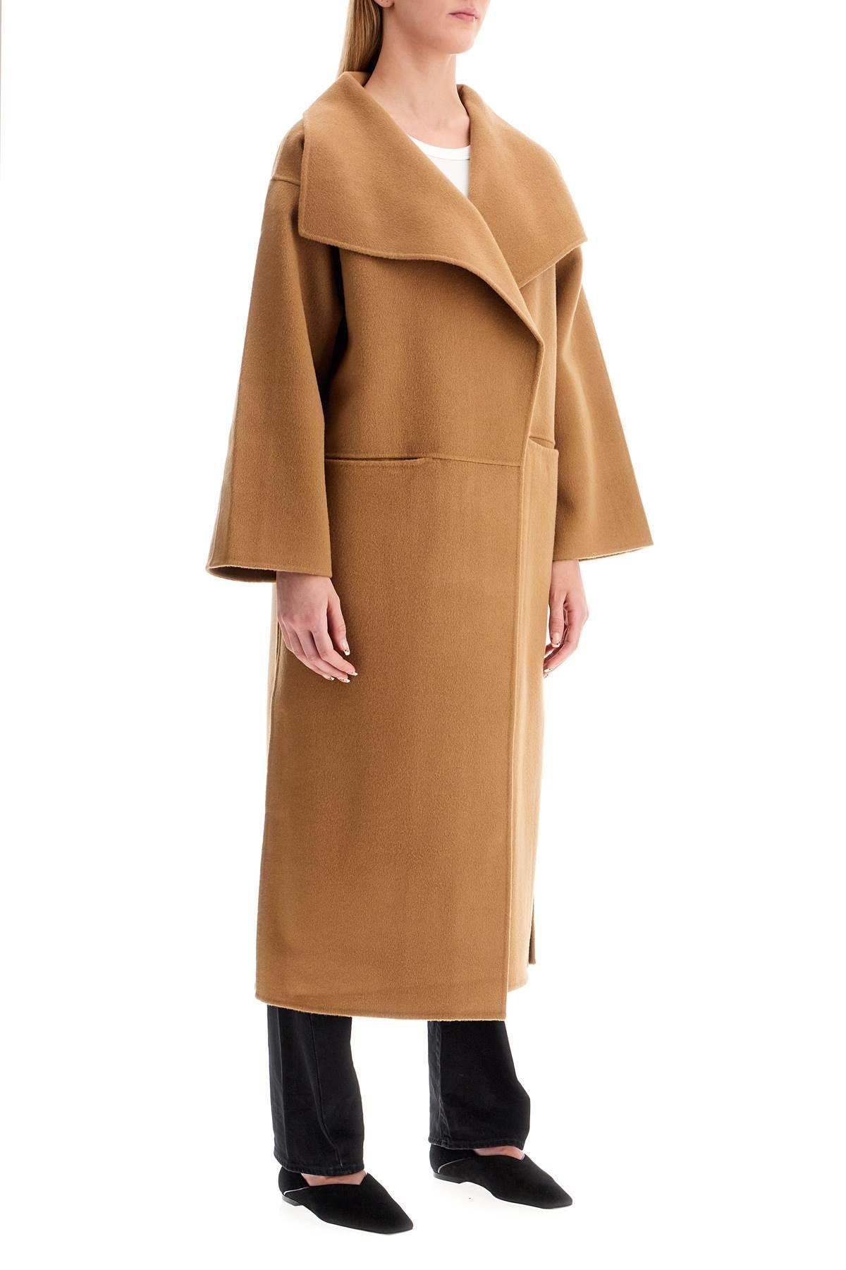 TOTÊME Signature Wool-cashmere Coat In Brown Product Image