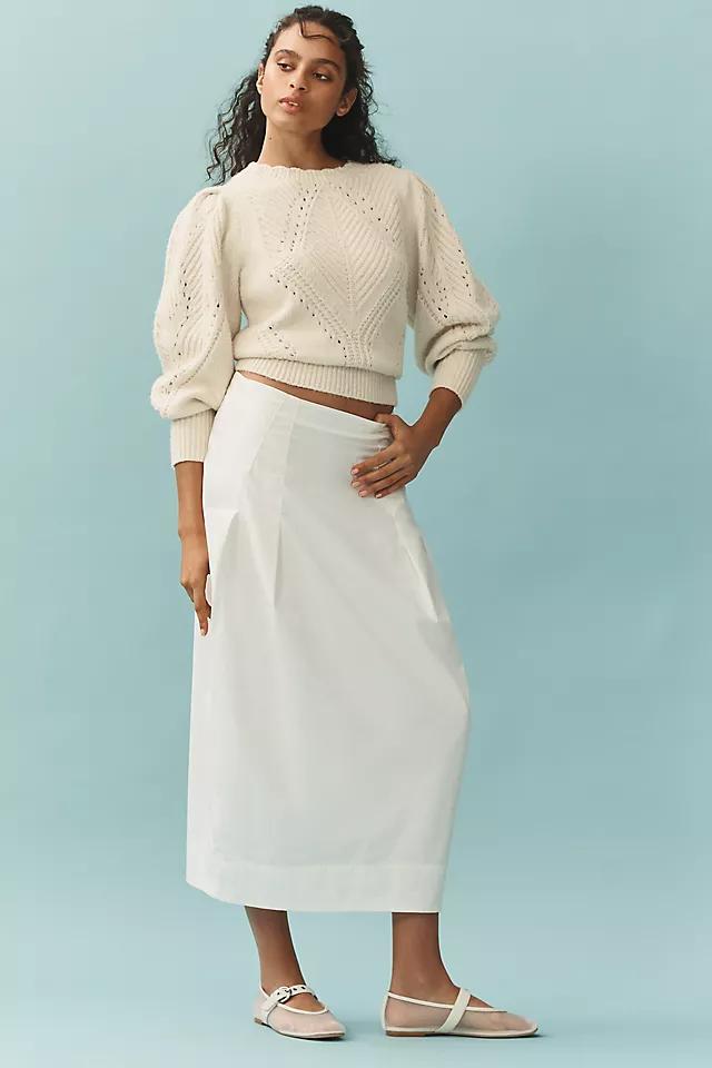 By Anthropologie Scalloped Collar Sweater Product Image