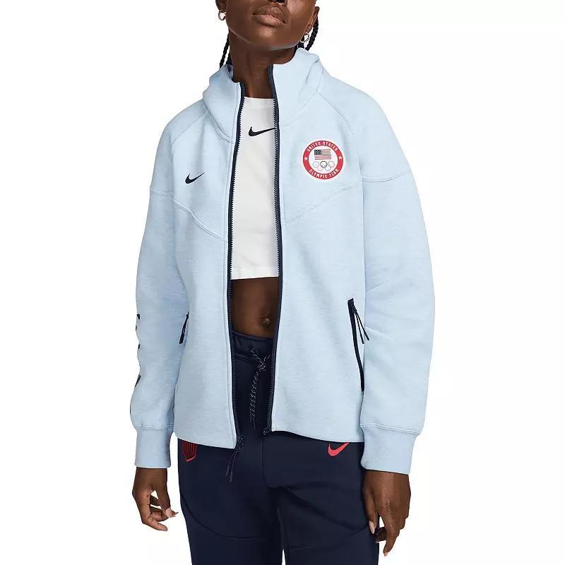 Team USA Tech Fleece Windrunner Nike Womens Full-Zip Hoodie Product Image