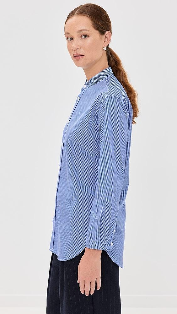 Tibi Mini Check Shirting Detached Slim Shirt | Shopbop Product Image