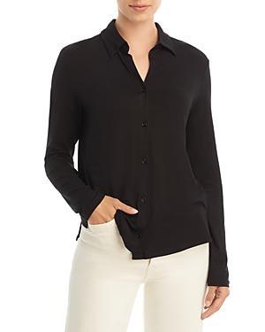 Womens Soft Touch Button-Up Shirt Product Image