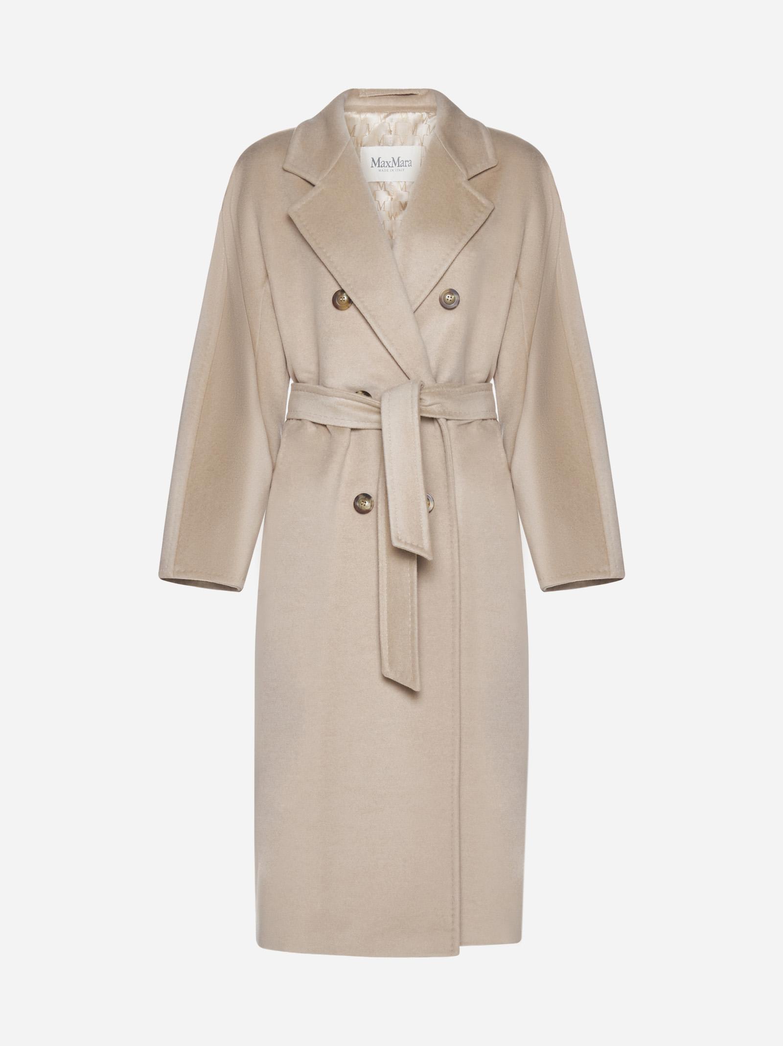 Madame Wool And Cashmere Coat In Ecru Product Image