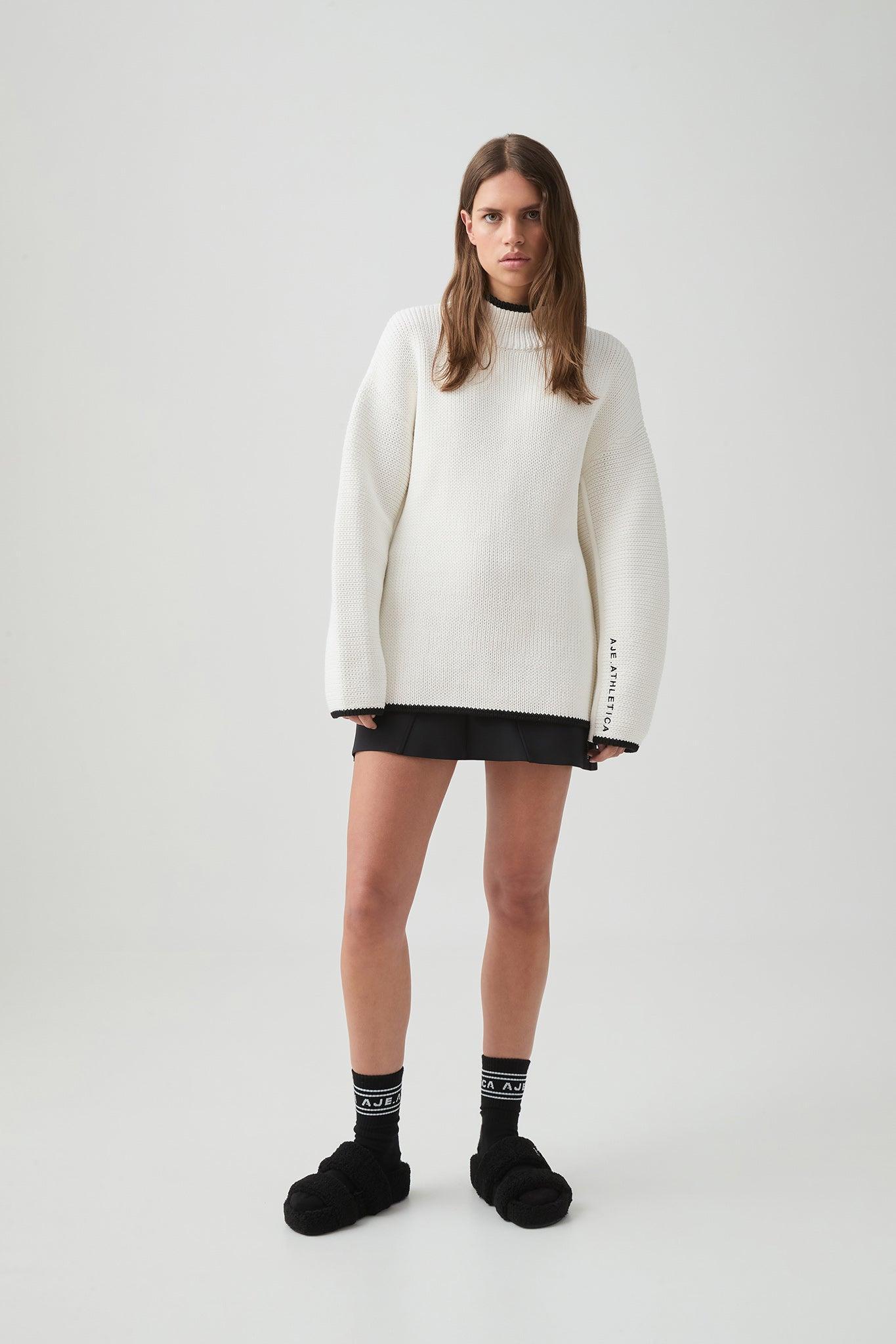 Chunky High Neck Jumper 432 Product Image