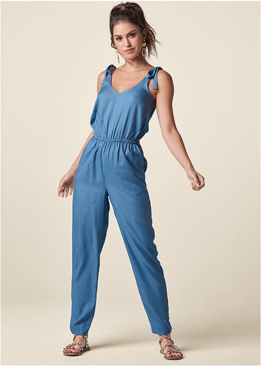 Tie Sleeve Jumpsuit Product Image