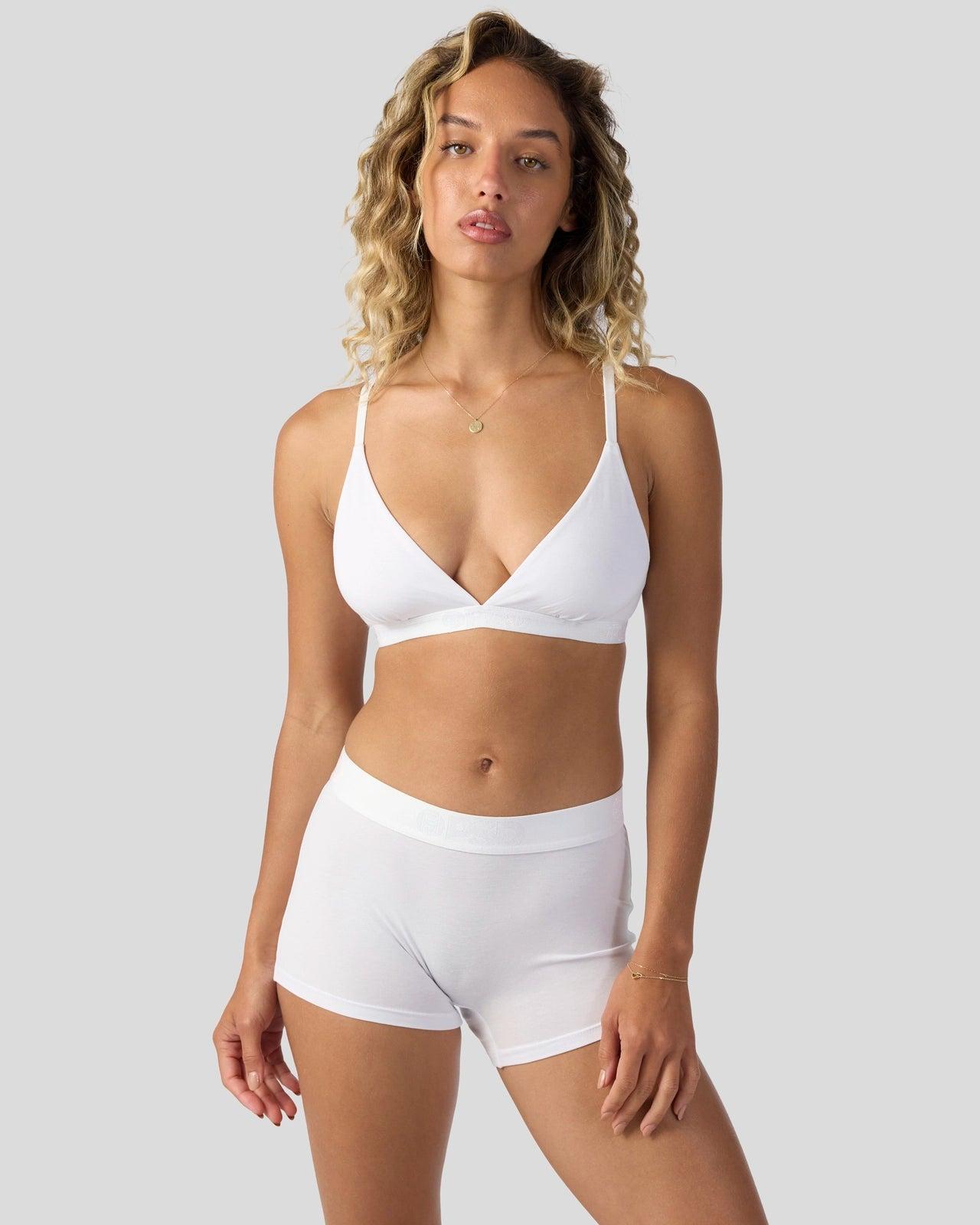 Modal Solids - White Female Product Image