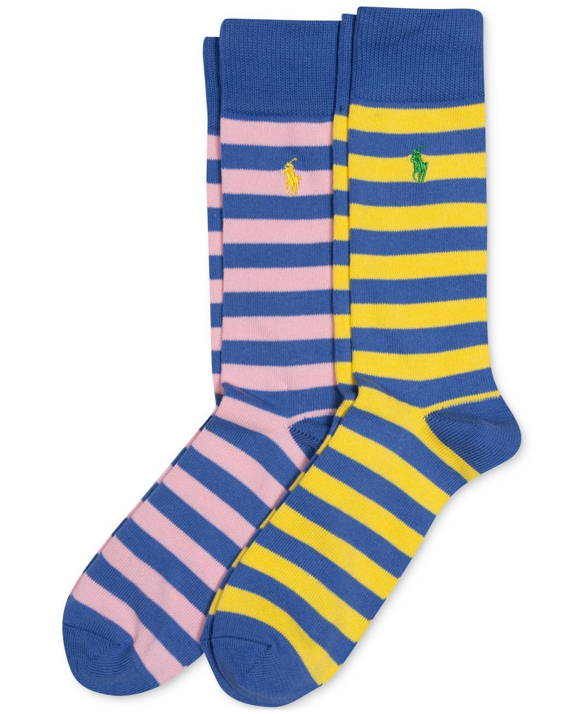 Polo Ralph Lauren Mens 2-Pk. Striped Socks Product Image