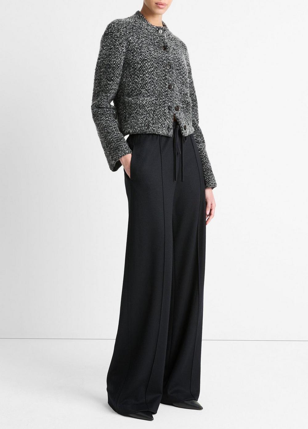 Wool-Blend Drawstring Pull-On Pant Product Image