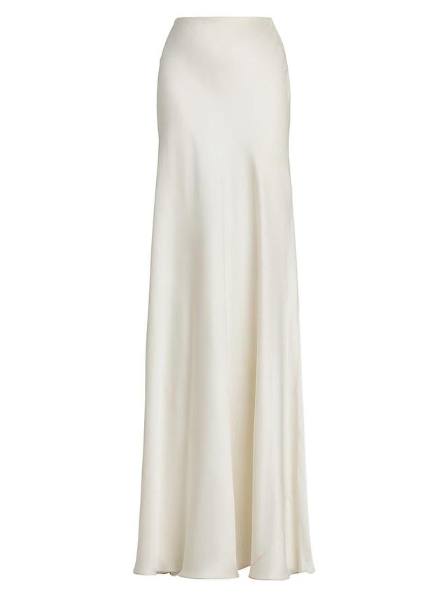 Womens Masina Satin Maxi Skirt Product Image