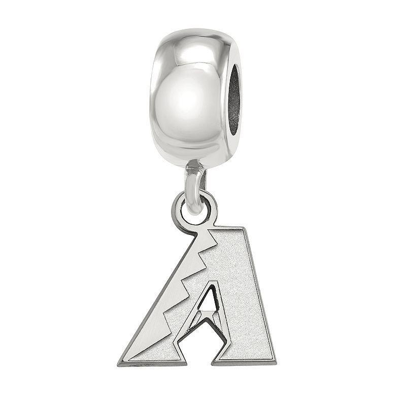 LogoArt Sterling Silver Arizona Diamondbacks Extra Small Dangle Bead, Womens Product Image