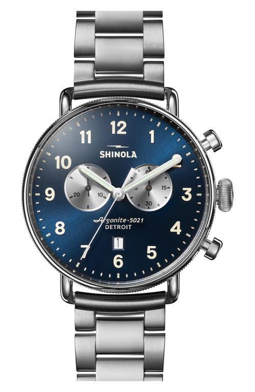 Shinola The Canfield Chronograph Bracelet Watch, 43mm Product Image