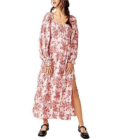 Free People Jaymes Midi (Lilac Combo) Women's Clothing Product Image