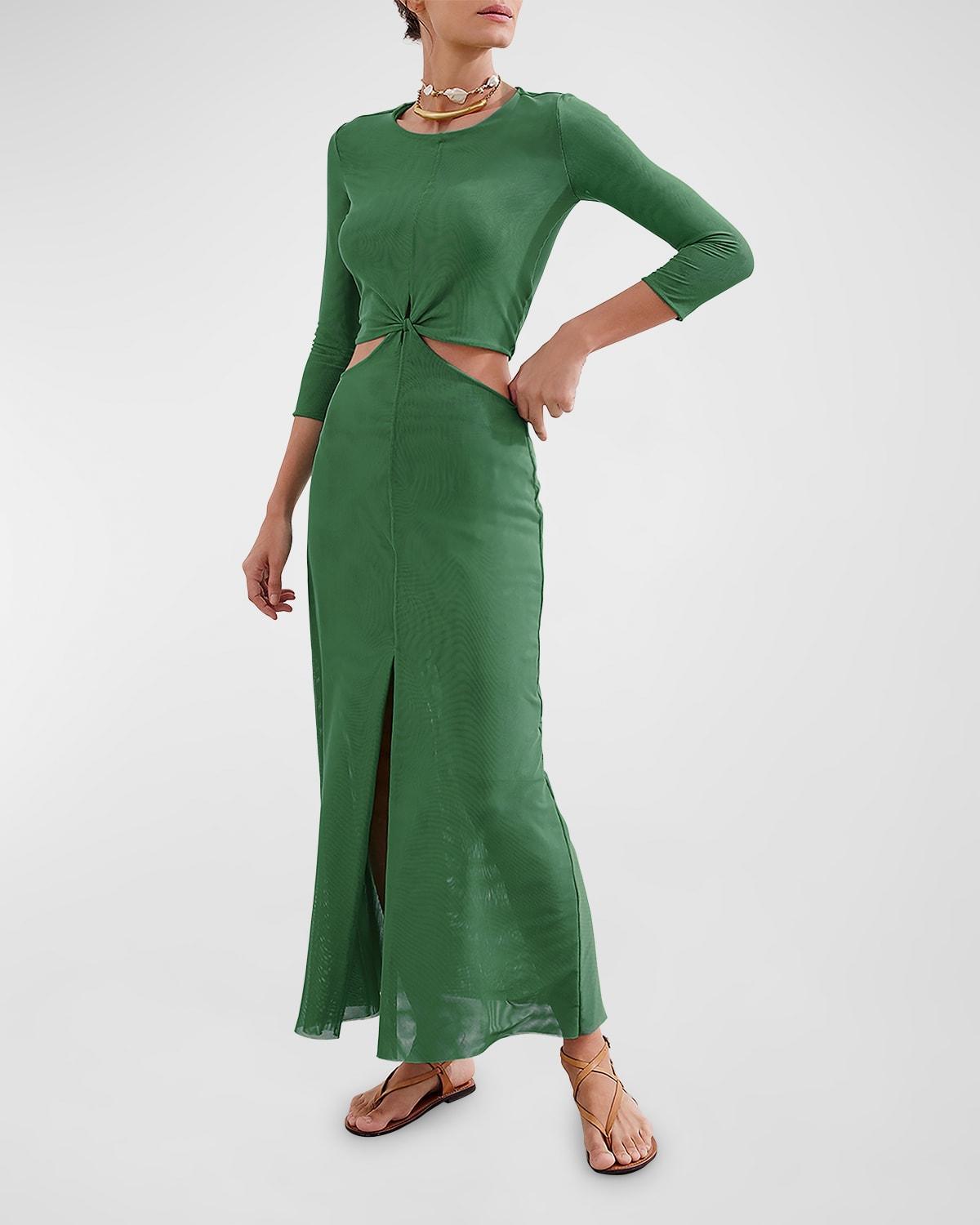 Womens Talita Cotton-Blend Maxi Dress Product Image