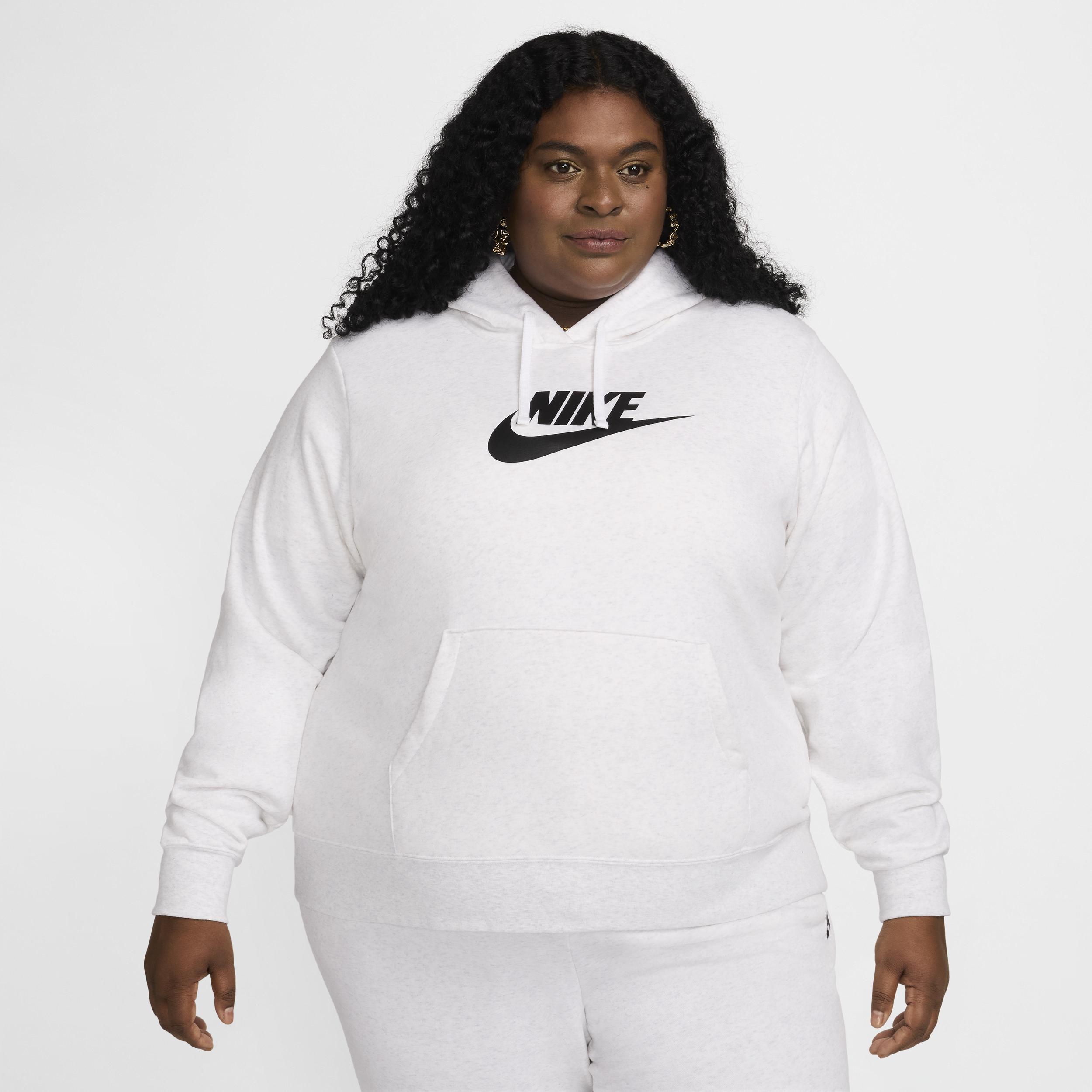 Womens Nike Sportswear Club Fleece Pullover Hoodie (Plus Size) Product Image