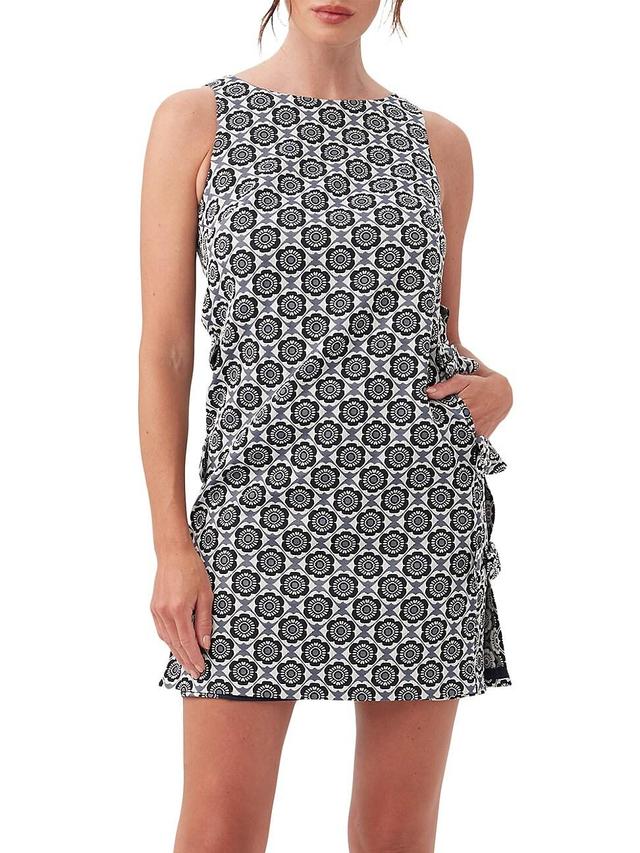 Womens Arlette Abstract Sleeveless Minidress Product Image