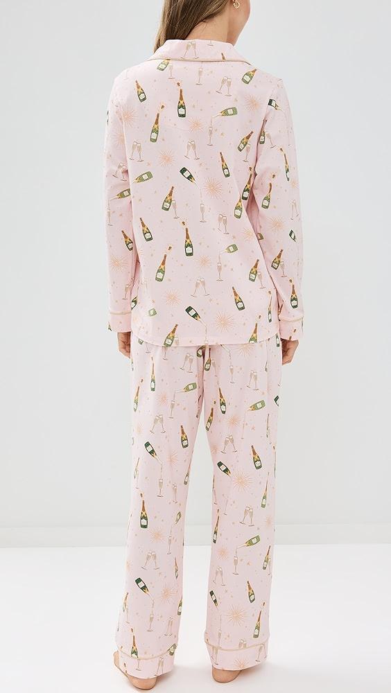 BedHead PJs Cotton Knit Long Sleeve Long Pj Set | Shopbop Product Image