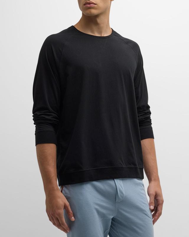 Mens Cotton Crewneck Sweatshirt Product Image