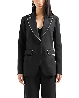 Womens Zip-Trim Techno Cady Blazer Product Image