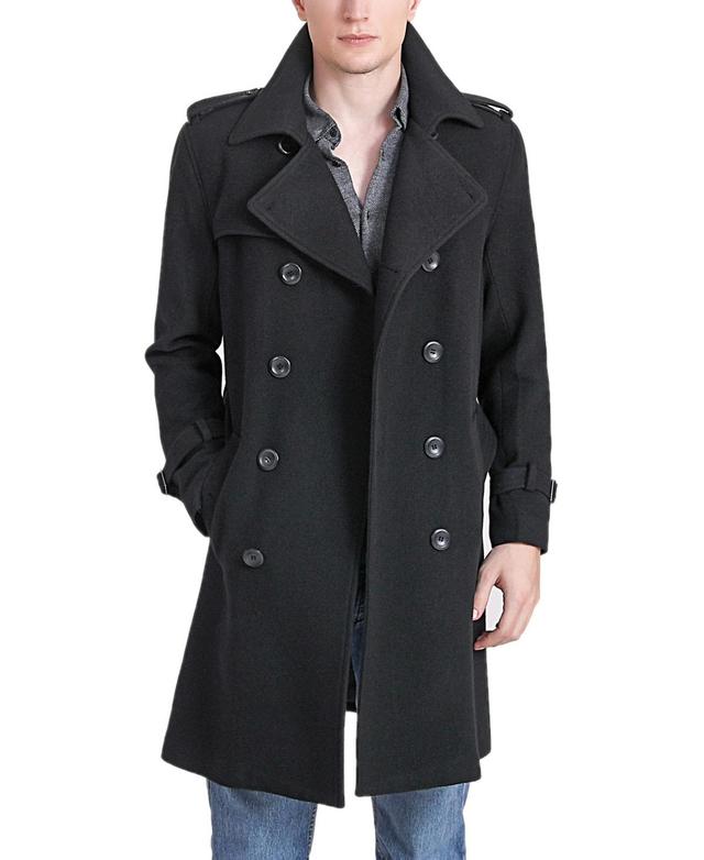 Landing Leathers Men Jake Wool Blend Trench Coat Product Image