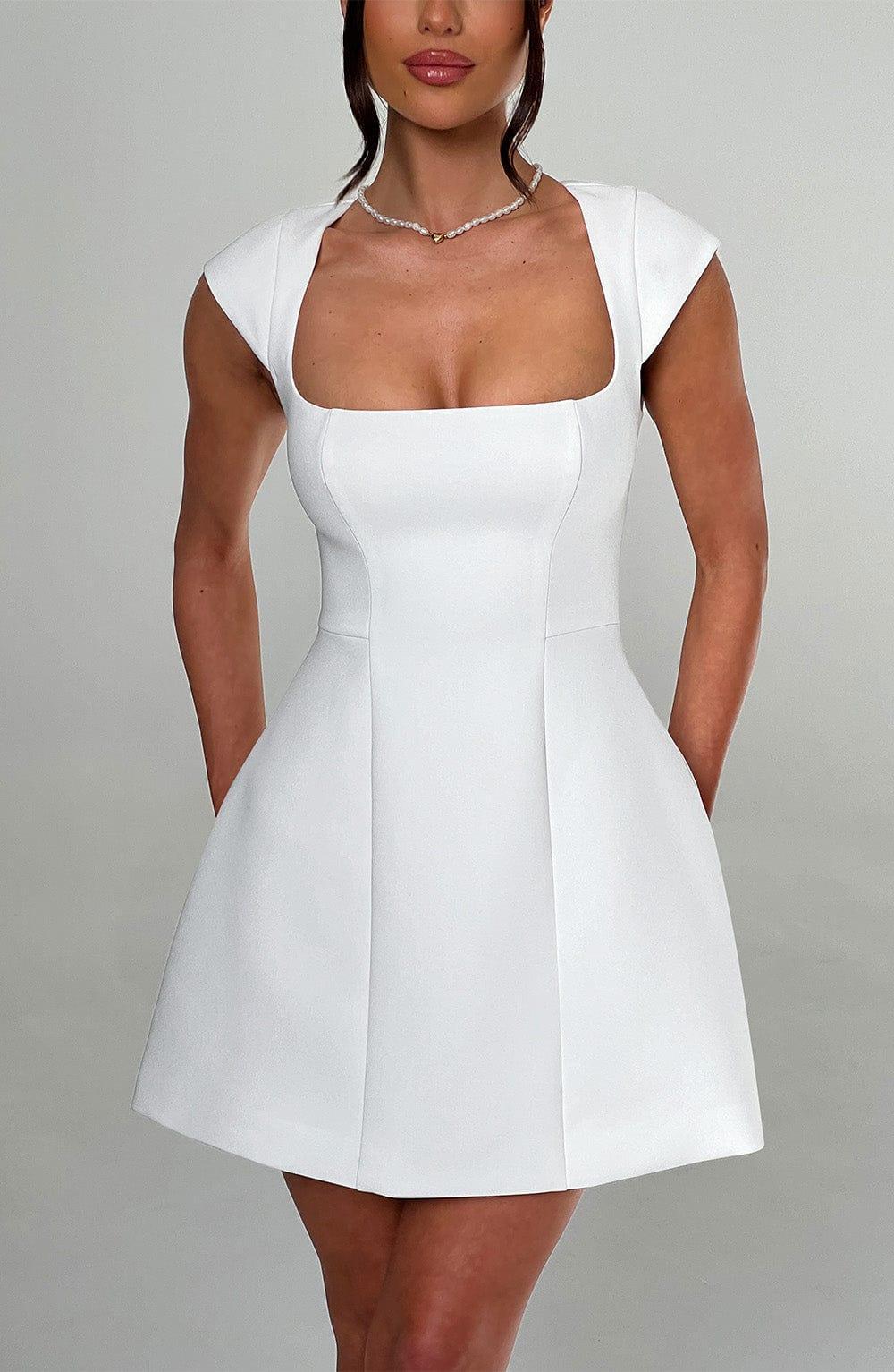 Lena Mini Dress - Ivory Product Image