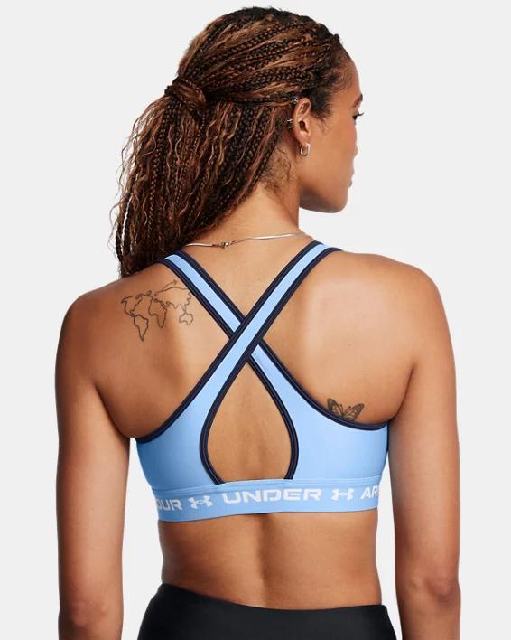 Women's Armour® Mid Crossback Sports Bra Product Image