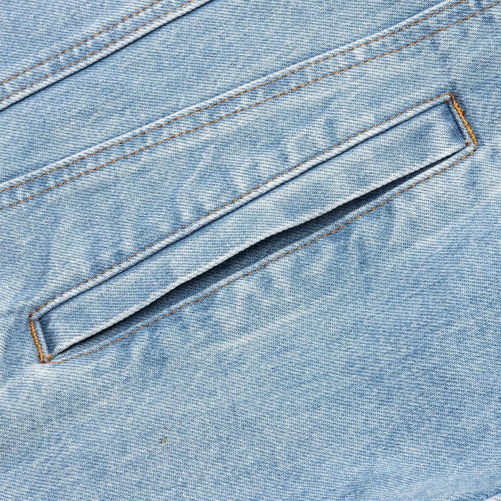 Wordmark Denim Jacket - Blue Male Product Image