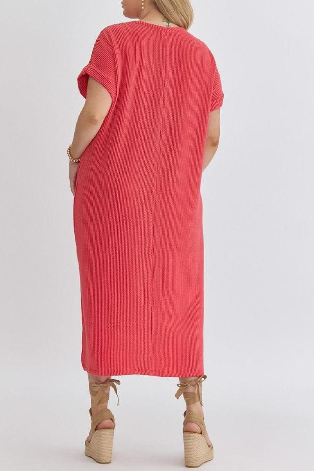 Ribbed Midi Dress Product Image