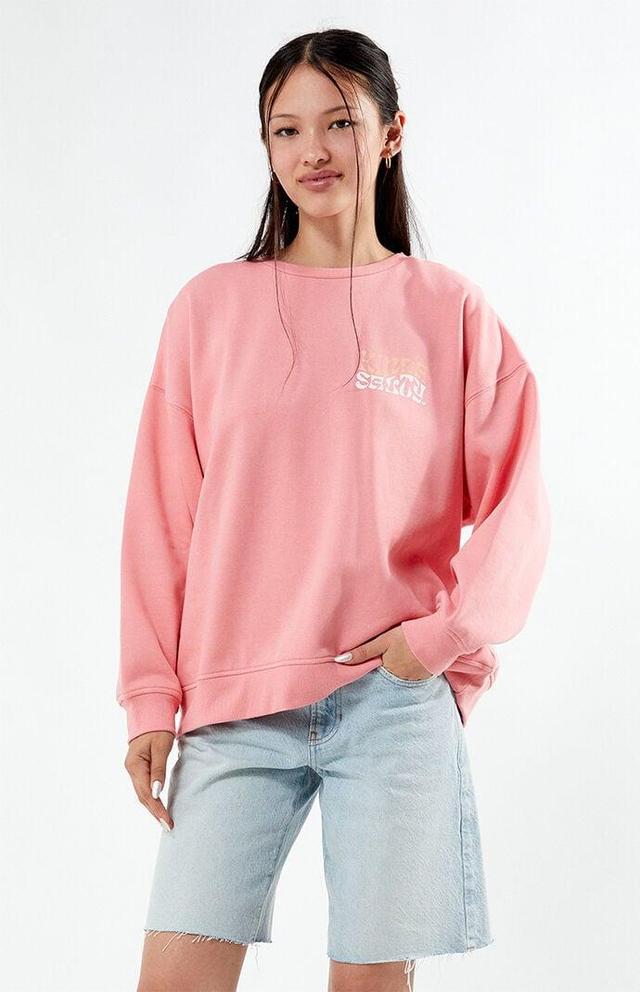 Roxy Women's Lineup Oversized Crew Neck Sweatshirt Product Image