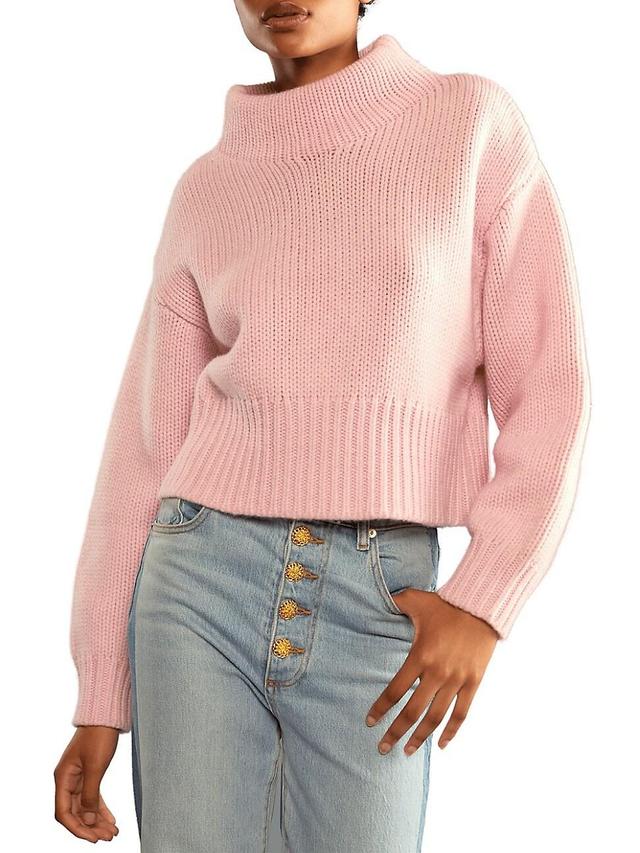 Womens Wool Turtleneck Sweater Product Image