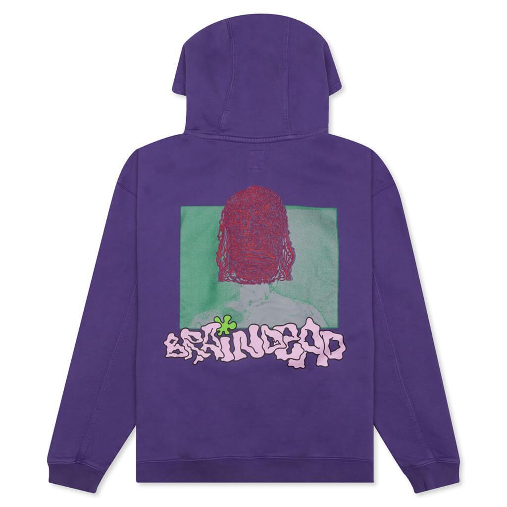 Throwing Hands Hooded Sweatshirt - Purple Male Product Image