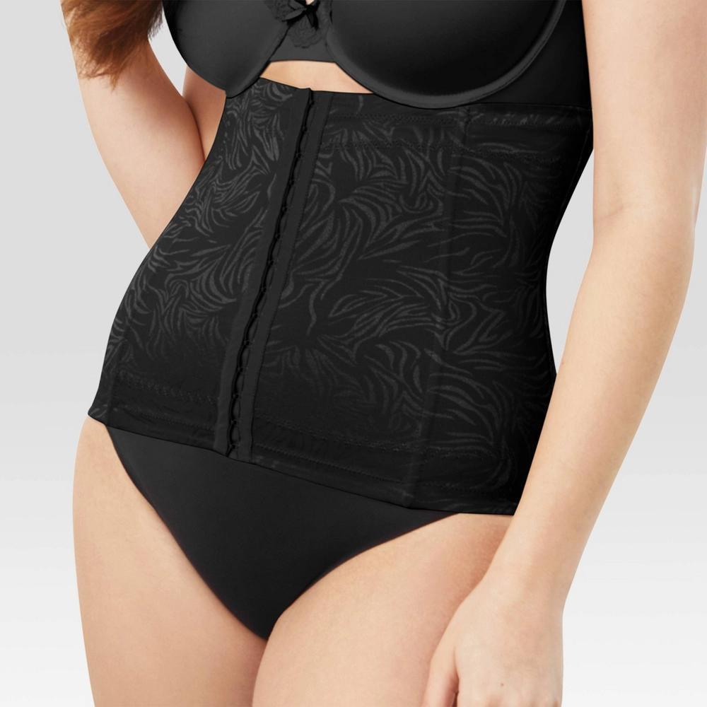 Maidenform Self Expressions Women's Firm Control Waist Cincher SE3067 - Black L Product Image