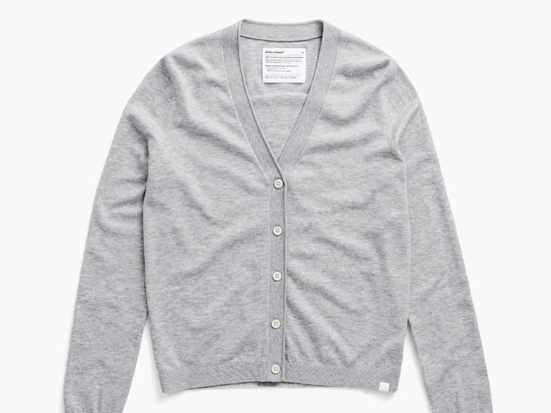 Nickel Grey Heather Women's Atlas Air Button-Front Cardigan Product Image