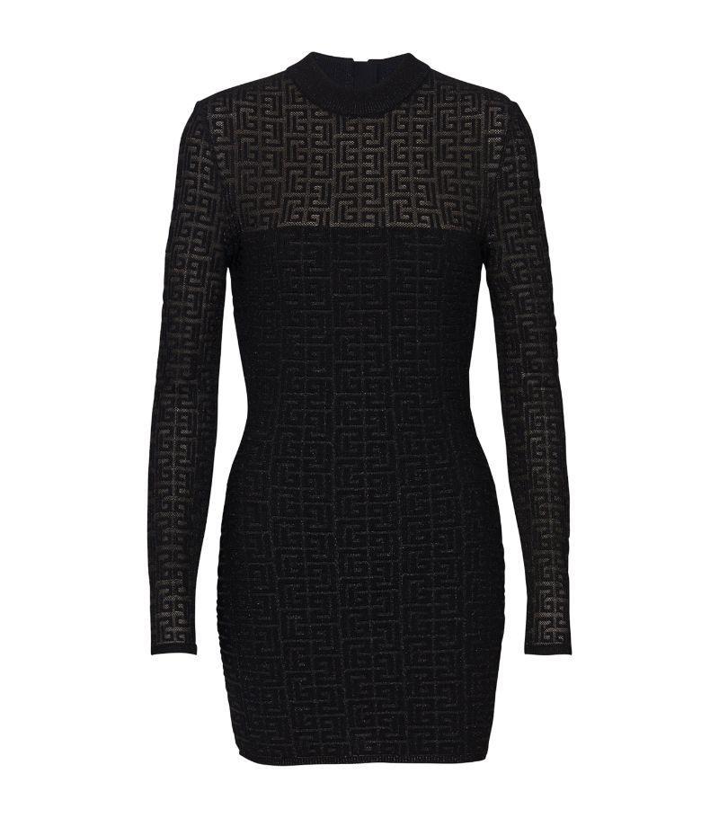 Women's Pb Labyrinth Knit Dress In Black Product Image