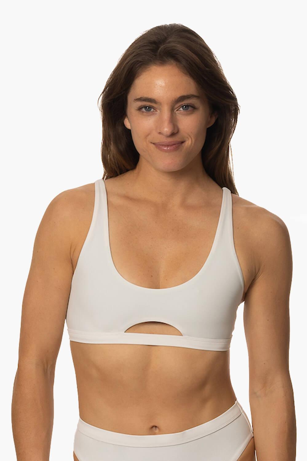 Amelia Bikini Top - White Product Image