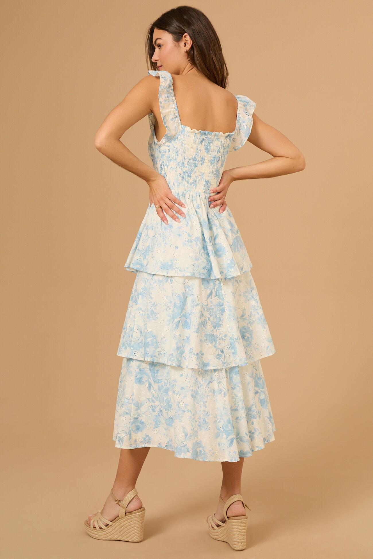 Oaklyn Floral Midi Dress Product Image