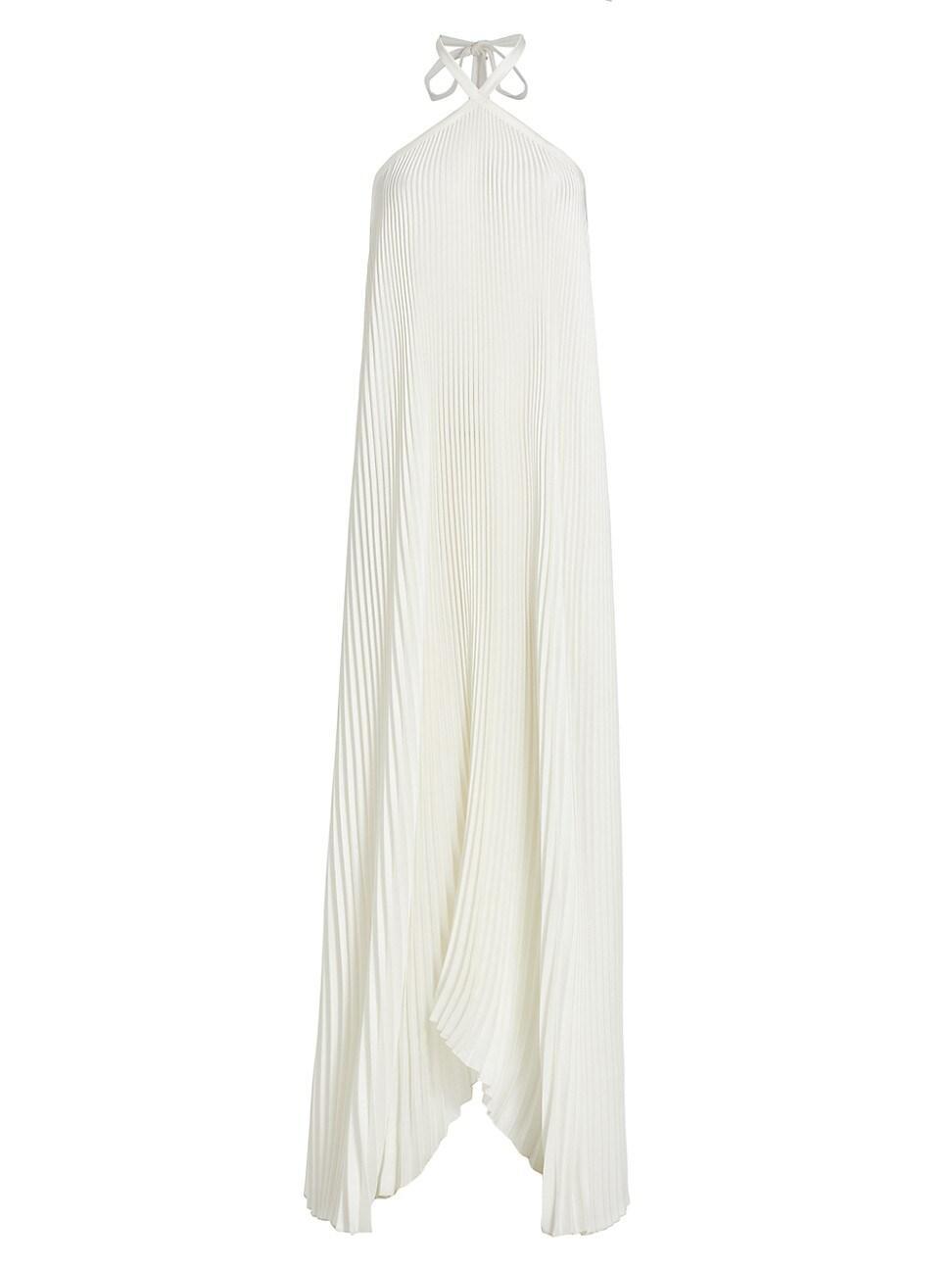 LIdee Deesse Pleated Halter Gown Product Image