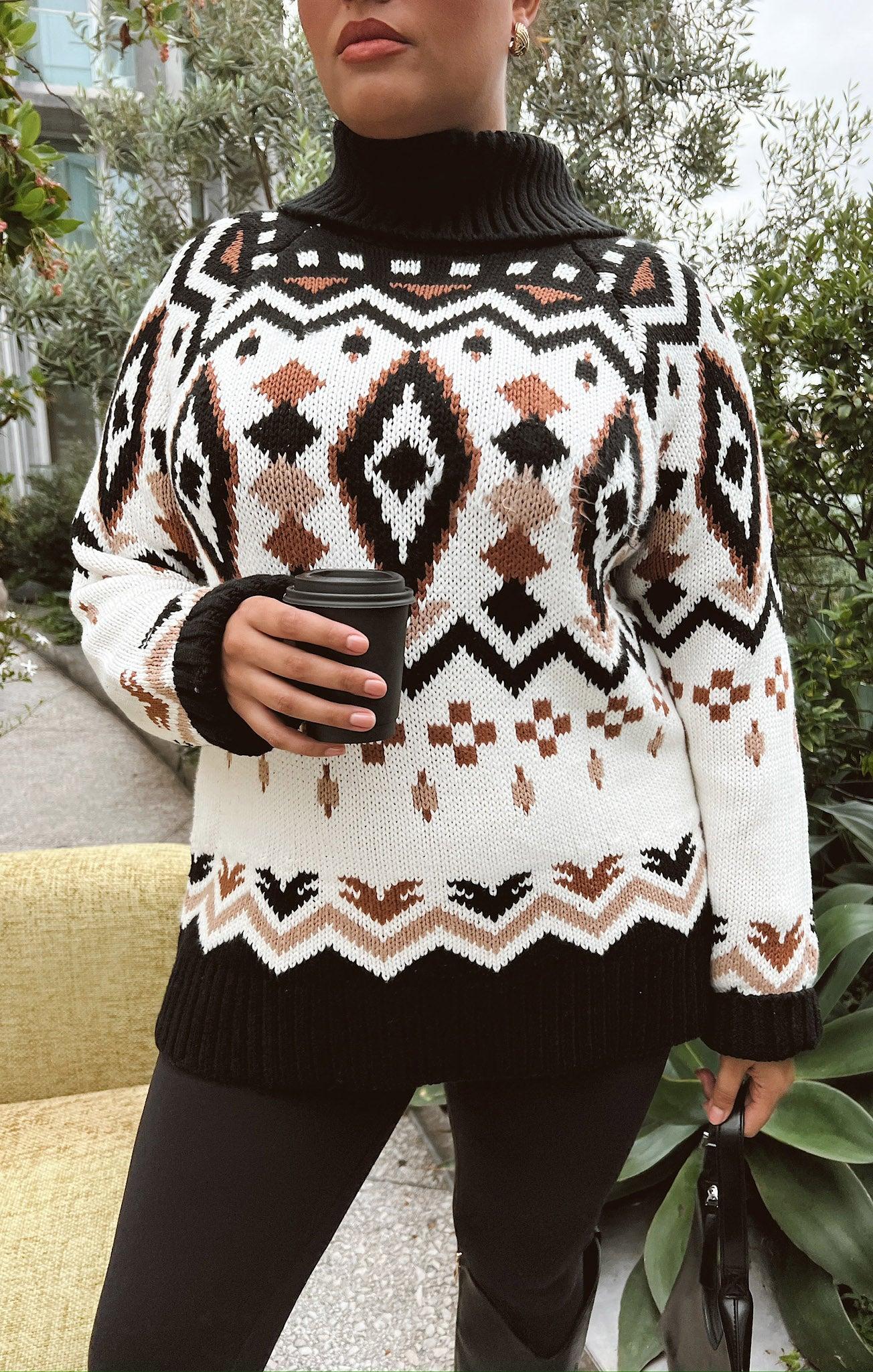 Vail Sweater ~ Neutral Faire Isle Product Image