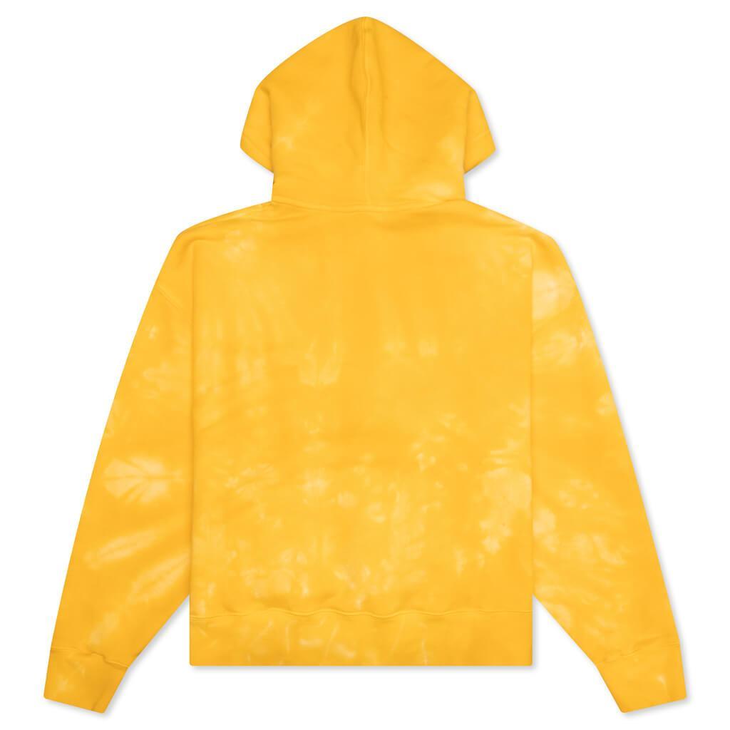 Leaf Tie Dye Hoodie - Yellow Male Product Image