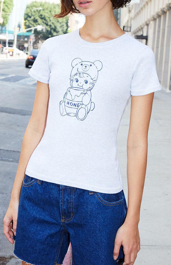 John Galt Women's Emma Honey Bear T-Shirt Product Image