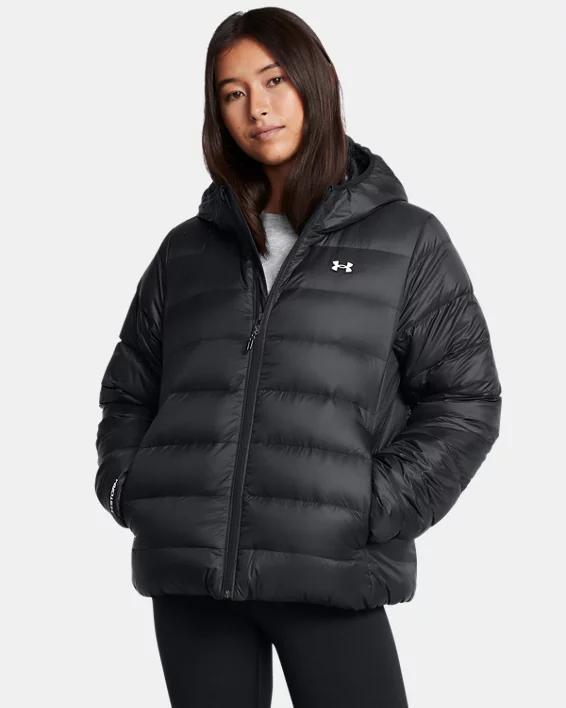 Women's UA Legend Down Hooded Jacket Product Image