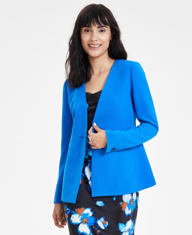 Bar Iii Womens Textured Crepe Blazer, Created for Macys Product Image