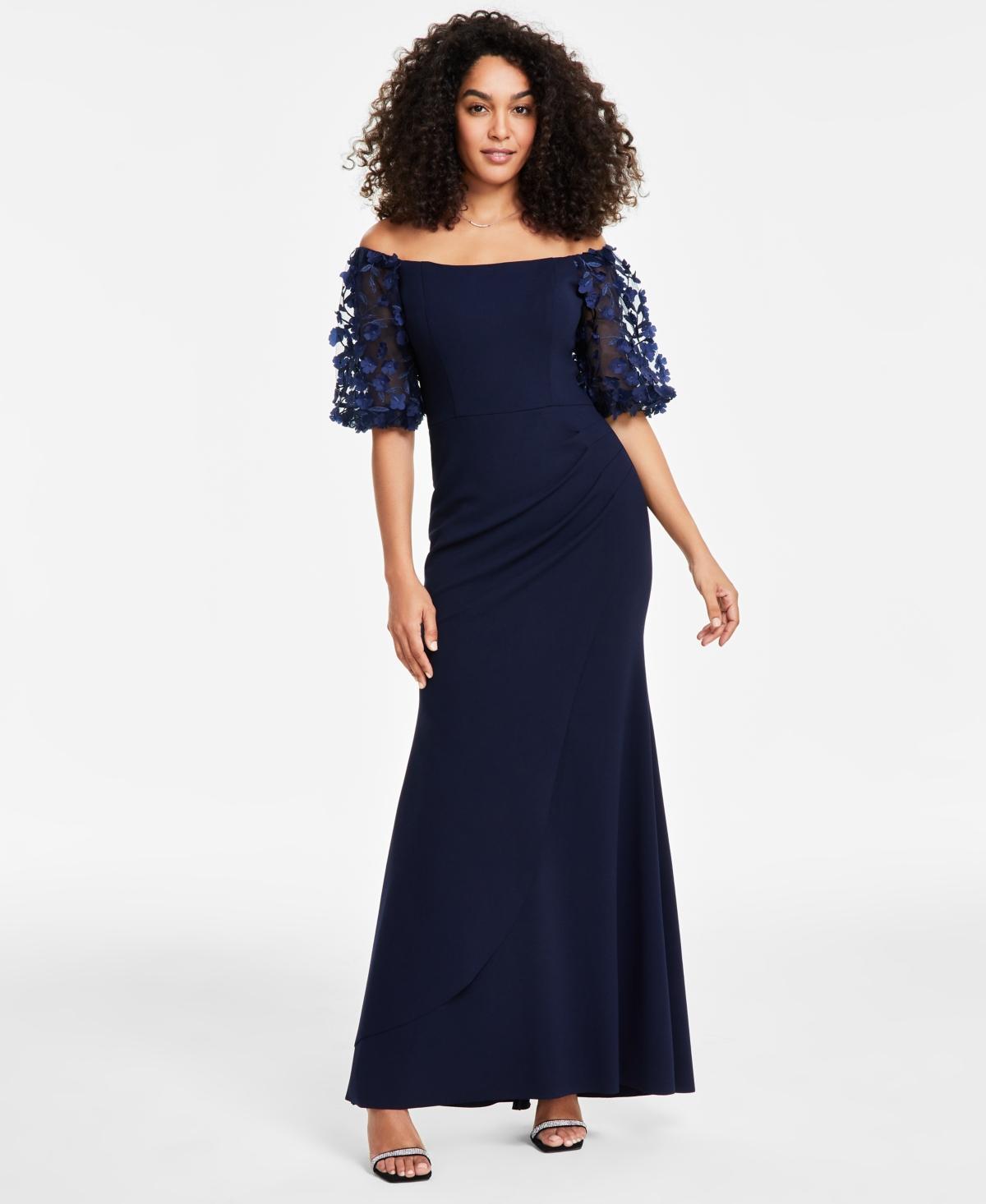 Xscape Evenings Off the Shoulder Trumpet Gown Product Image