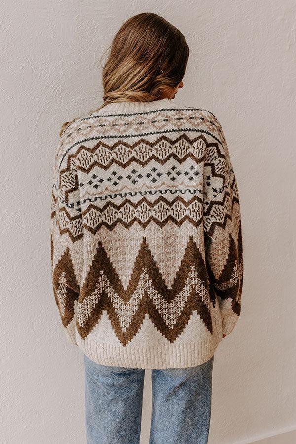 Fireside S'mores Knit Sweater Product Image