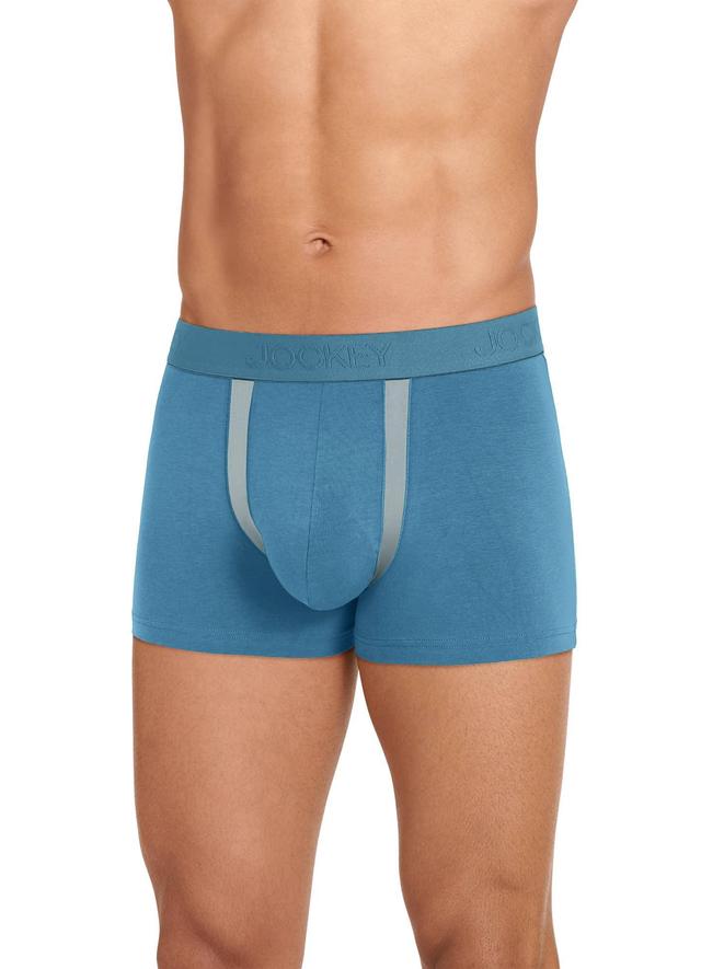 Men's Underwear Chafe Proof Pouch Cotton Stretch 3 Trunk Product Image