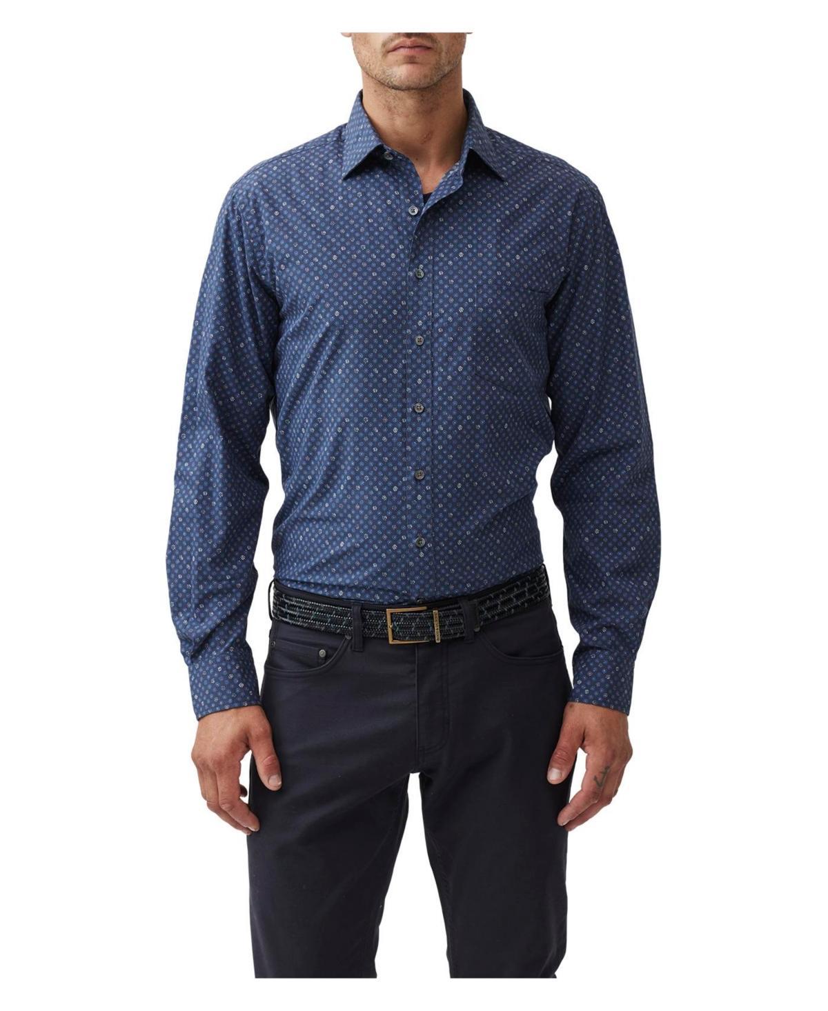 Mens Pinotage Geometric Sport Shirt Product Image