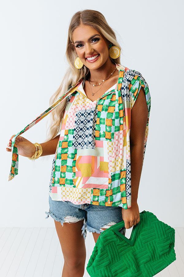 Sweeten Up Color Block Top Product Image