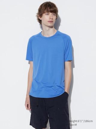 Mens Dry-Ex T-Shirt with Odor Control Blue 2XS UNIQLO US Product Image