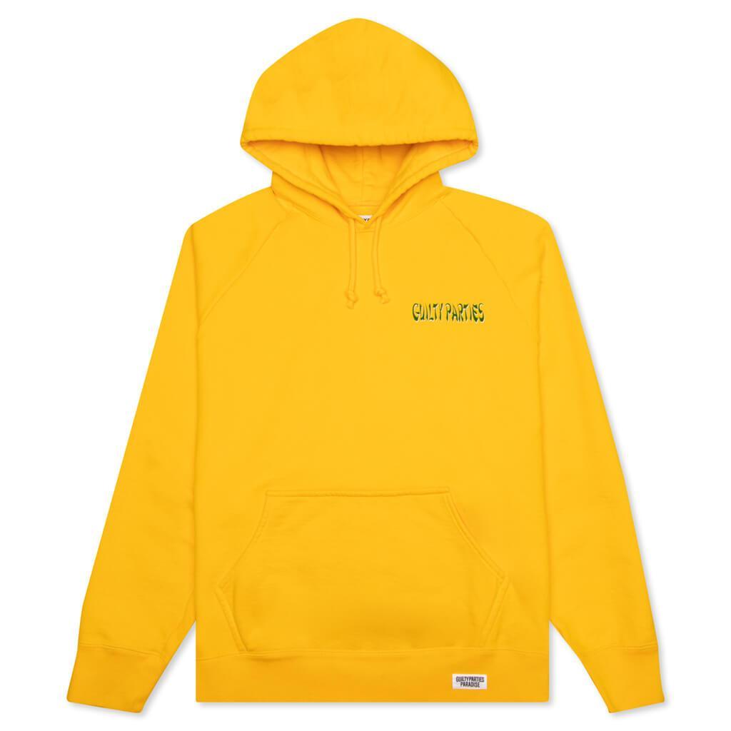 Washed Heavyweight Pullover Sweatshirt Type-4 - Yellow Male Product Image