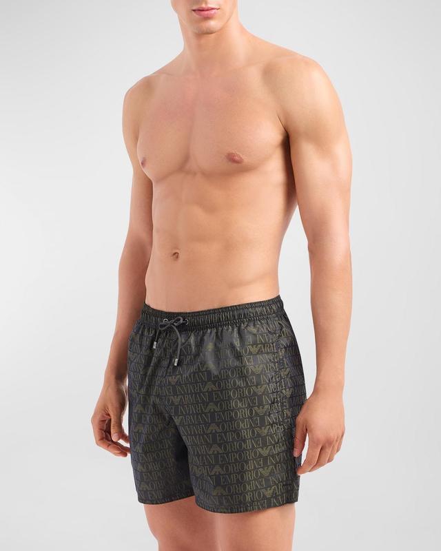 Mens Logo-Print Swim Shorts Product Image