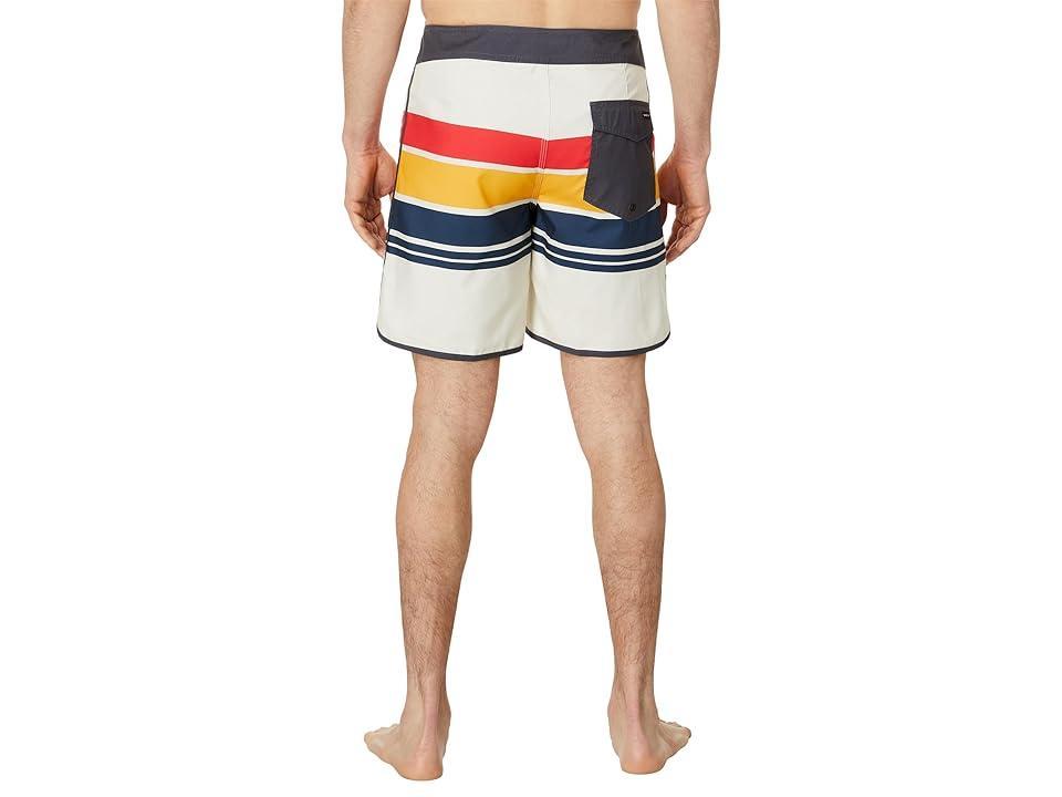 Quiksilver 19 Everyday Stripe Shorts (Snow ) Men's Swimwear Product Image