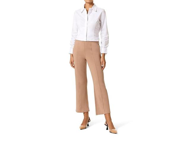 HUE Pontease Cropped Flare Pants (Natural) Women's Casual Pants Product Image